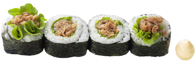 炙り牛カルビ巻